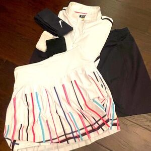Tennis outfits.